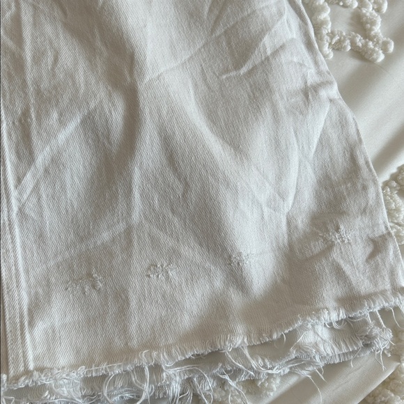 Rachel Comey White wide leg Denim with Frayed hem size 6 - Picture 10 of 10